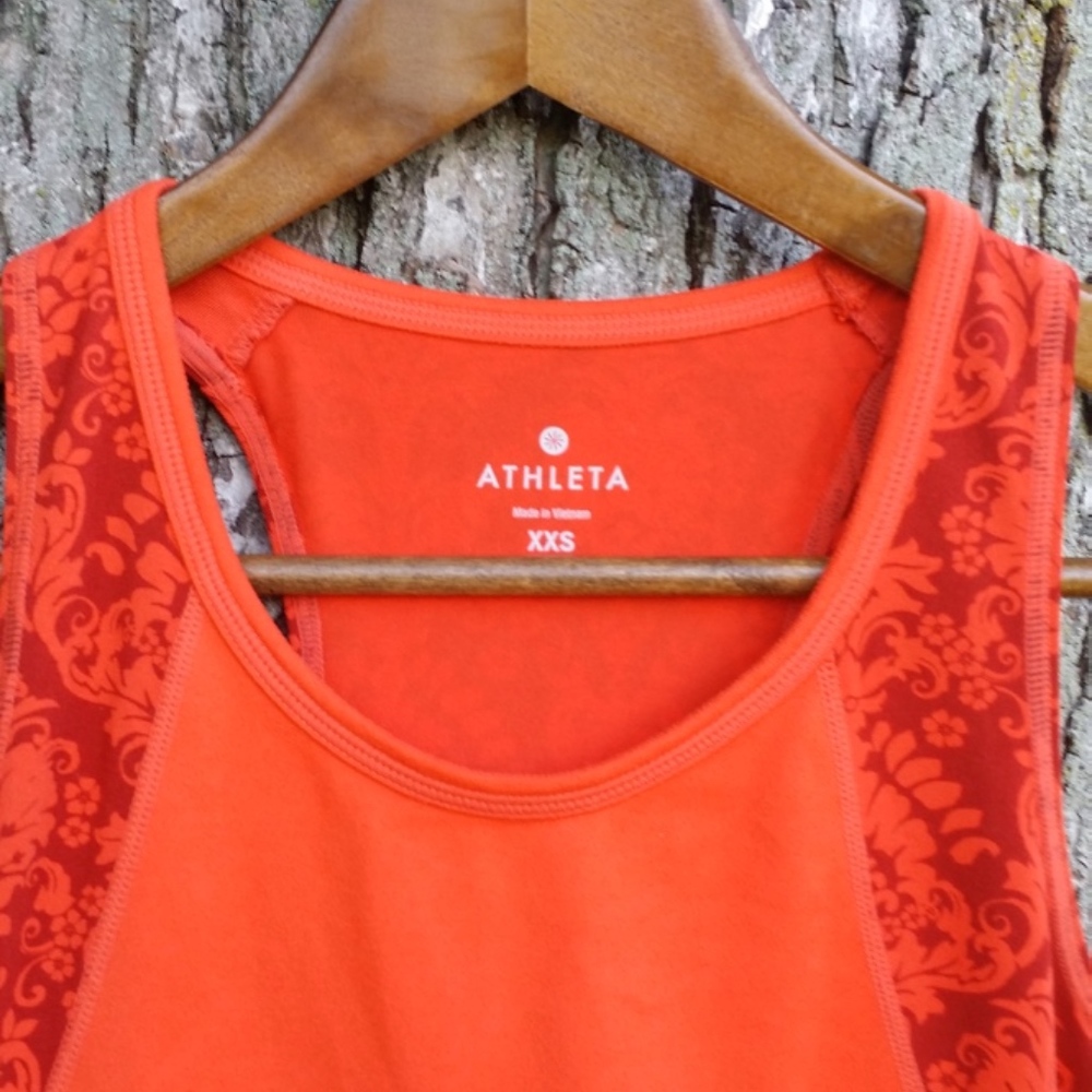 ATHLETA Bright + Deep Orange XXS